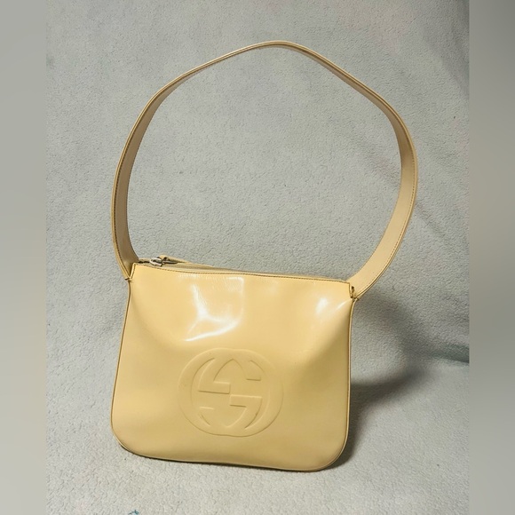 Gucci Vintage Beige Interlocking GG Shoulder Bag - Picture 9 of 15